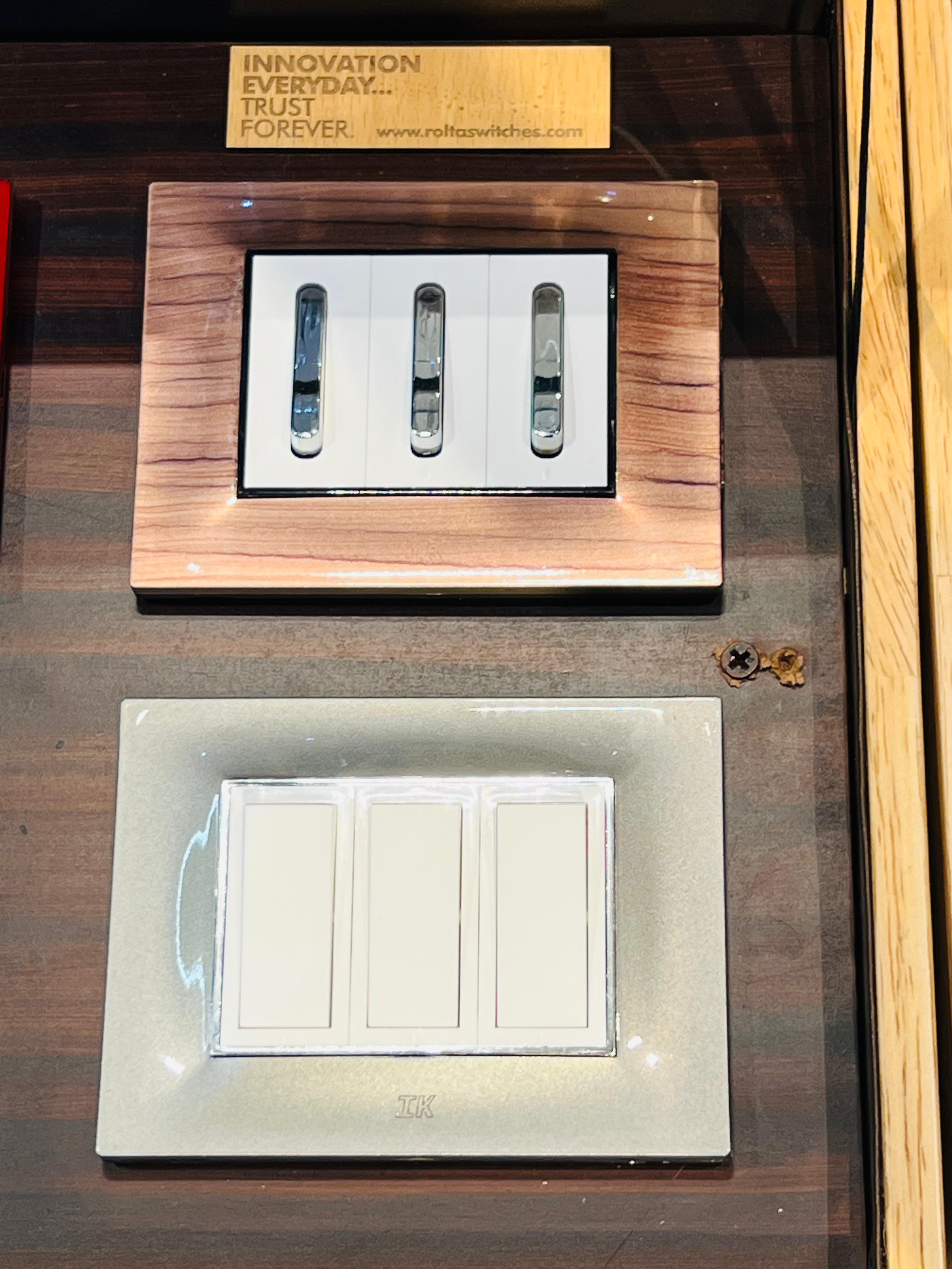Natural Wood and Grey Modern Plates