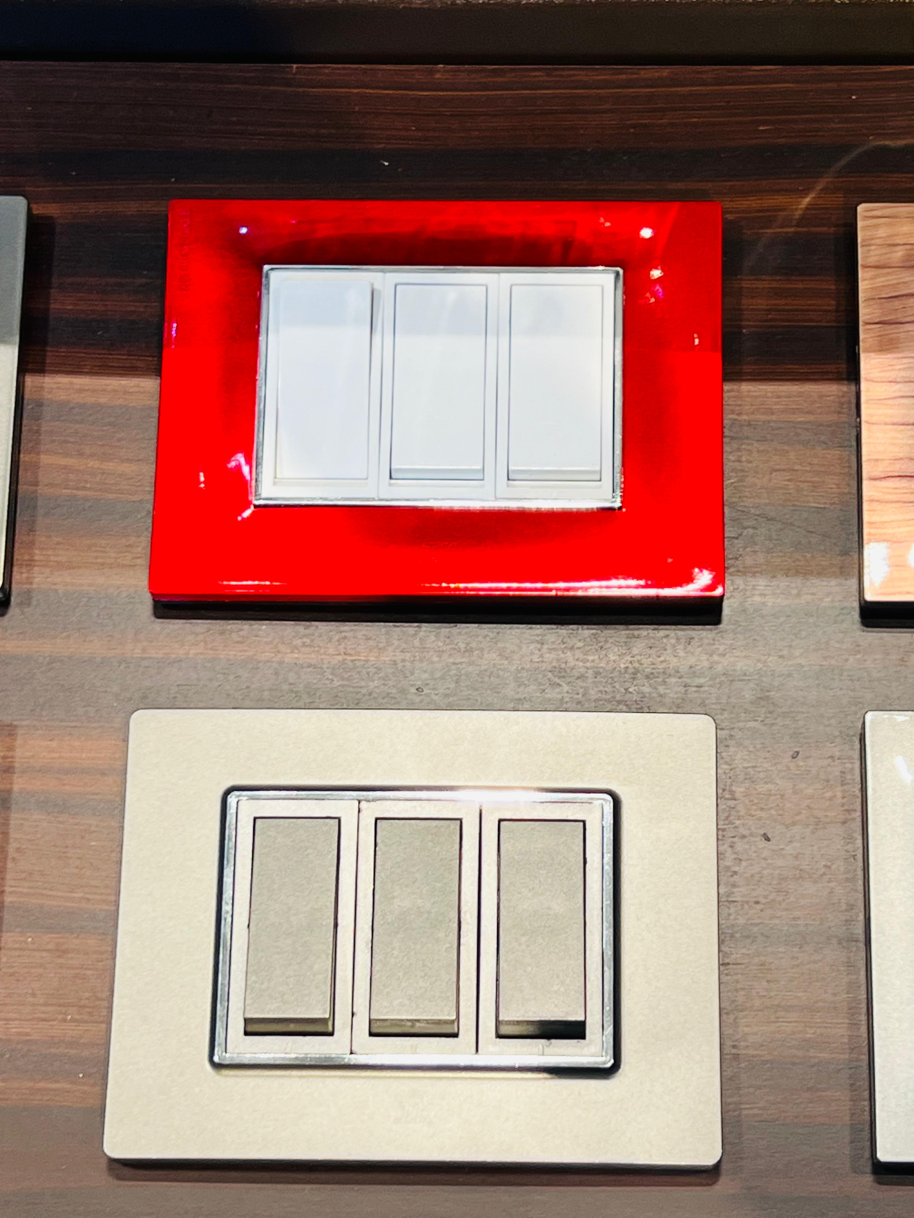 Bold Red and Subtle Grey Switches