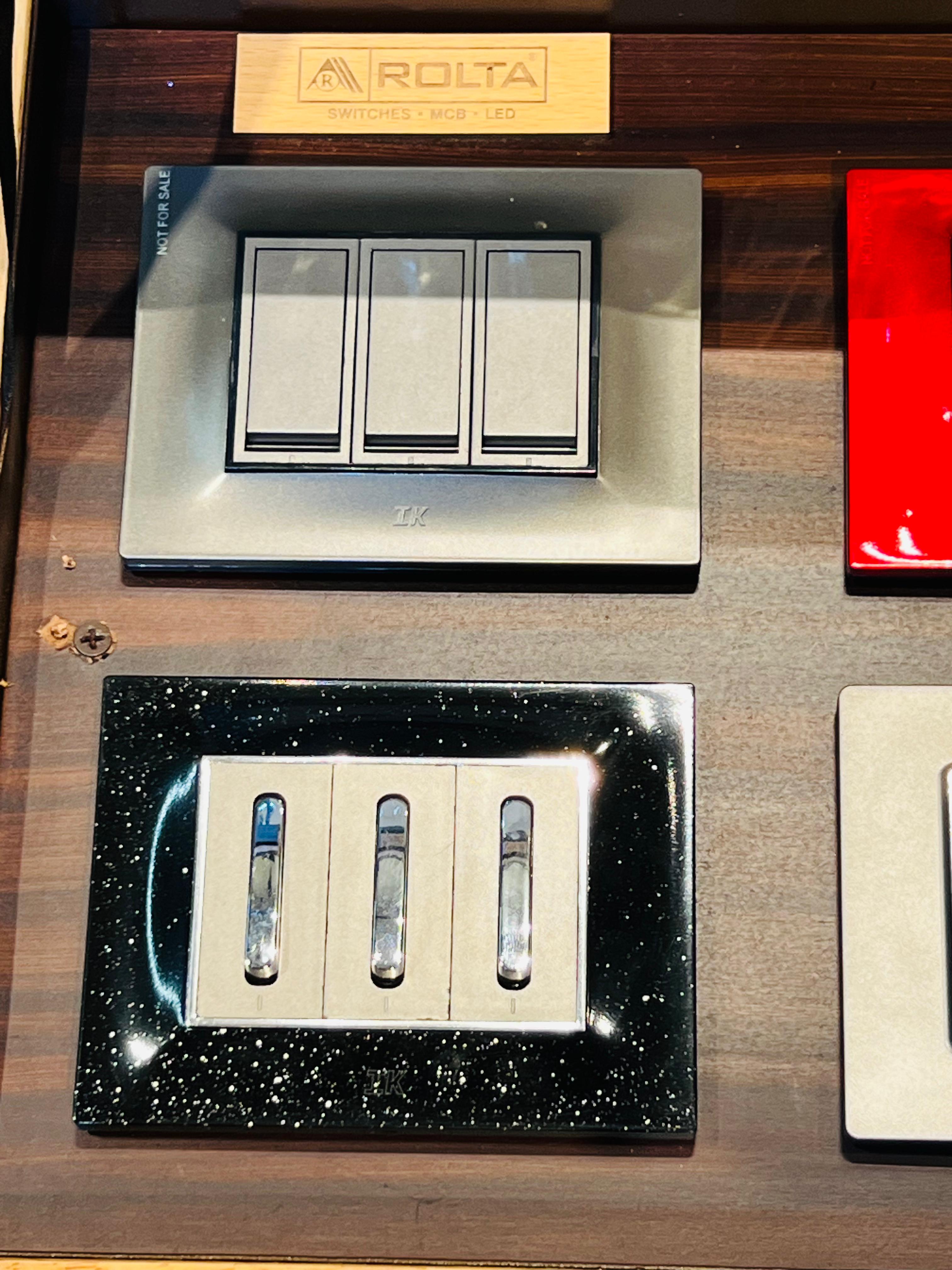 Metallic Grey and Galaxy-Black Switches