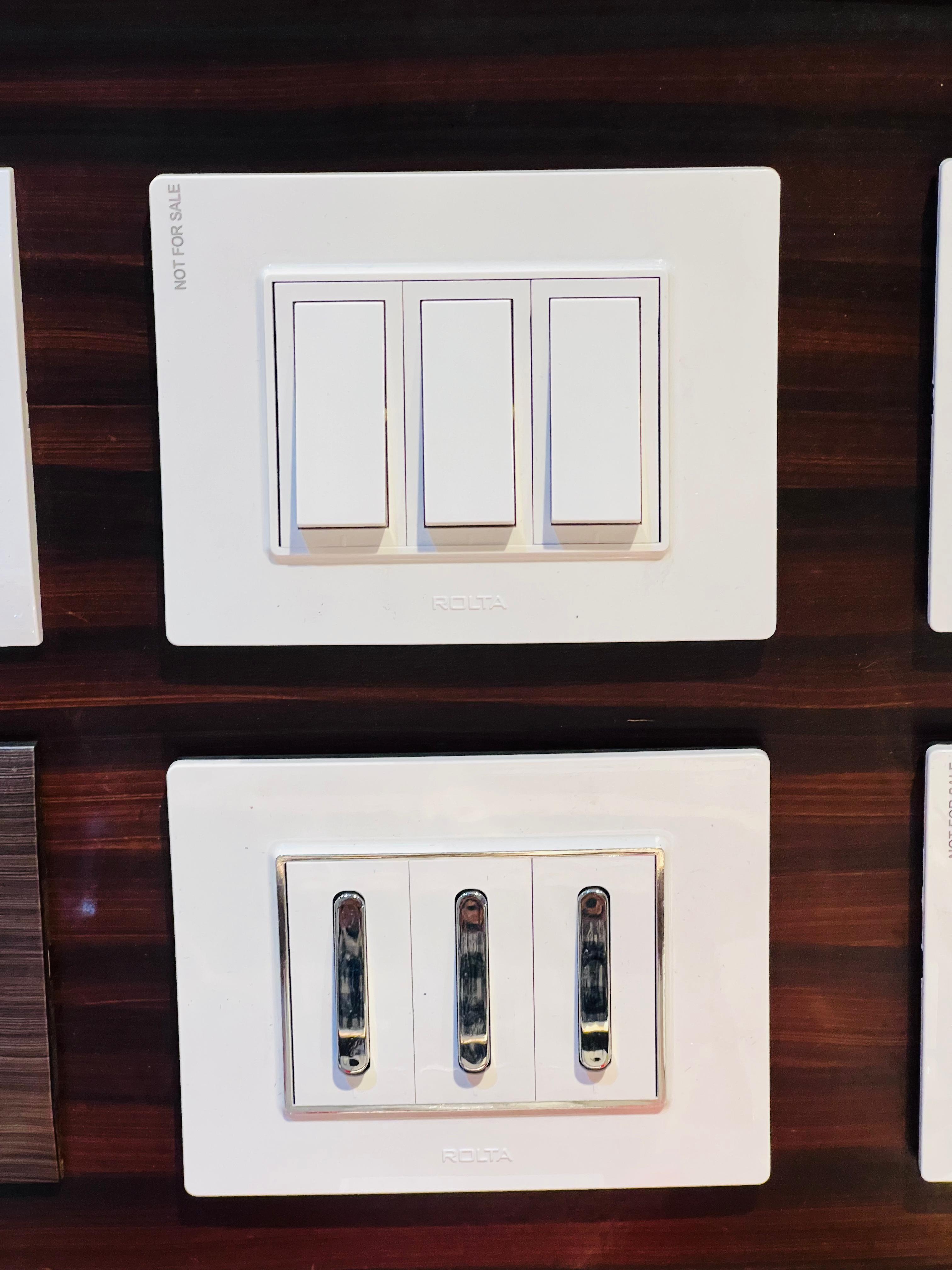 Timeless White Modular Switches