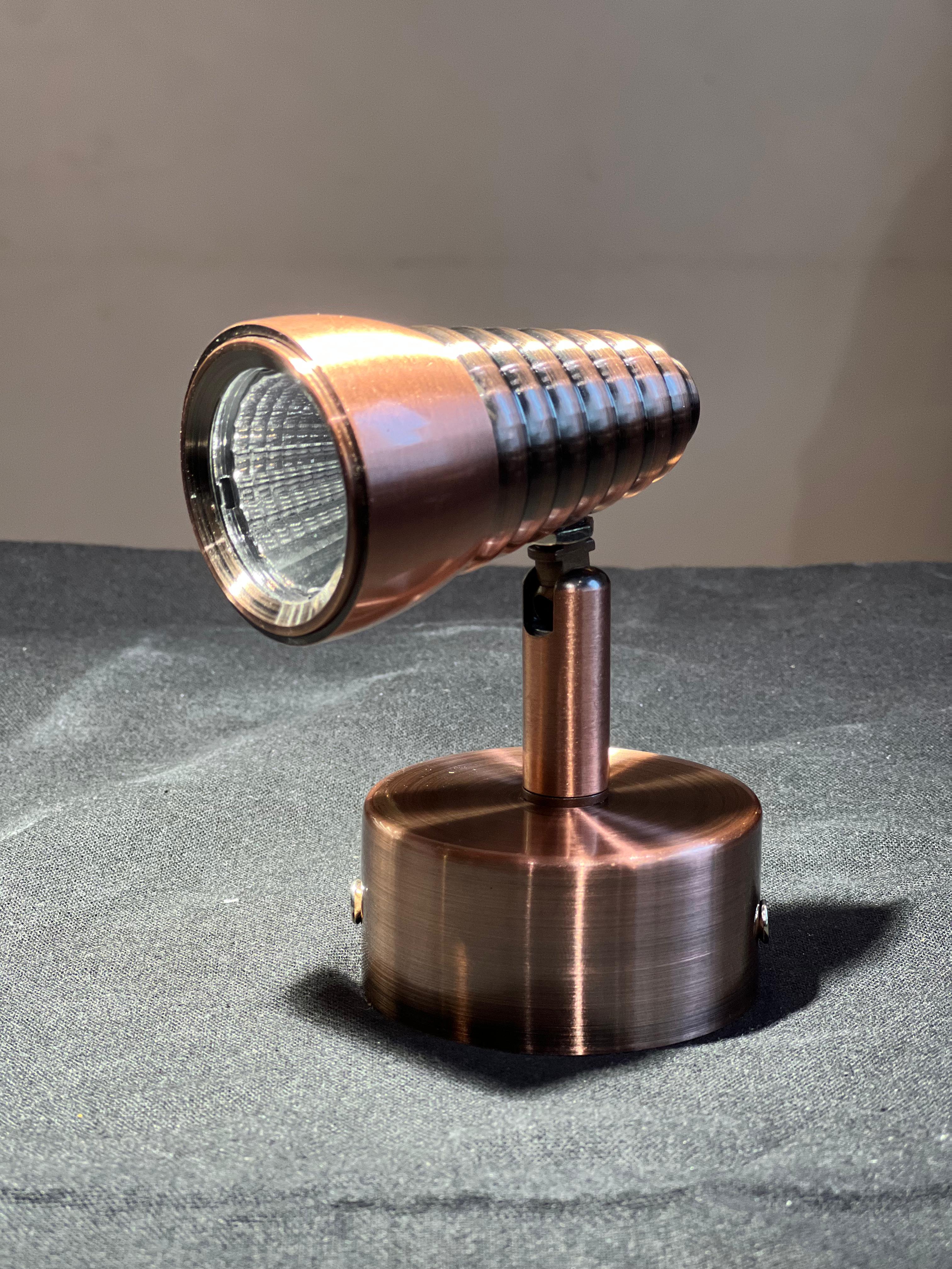 Circular Track Light with Gimbal Head