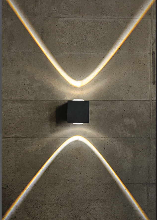 Elegant V-Beam Wall Light