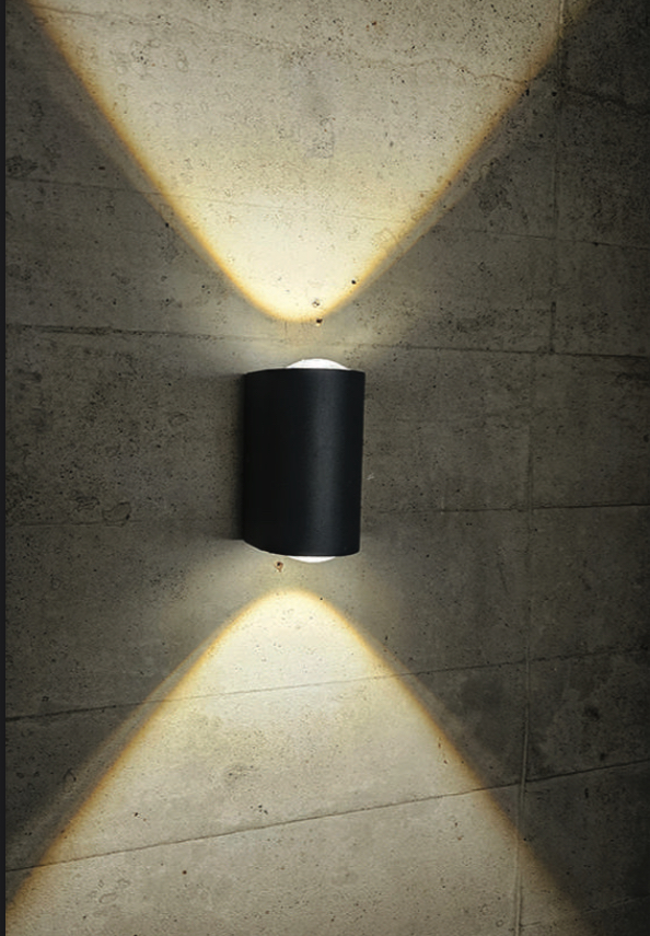 Cylindrical Up-Down Wall Light