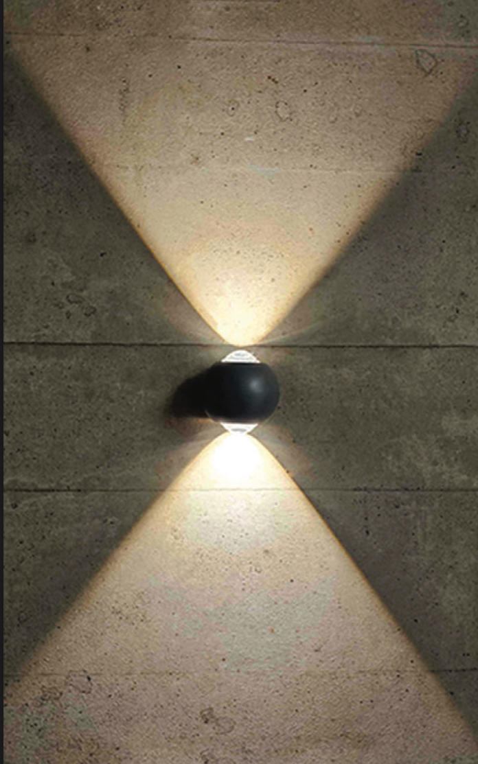 Spherical Up-Down Wall Light