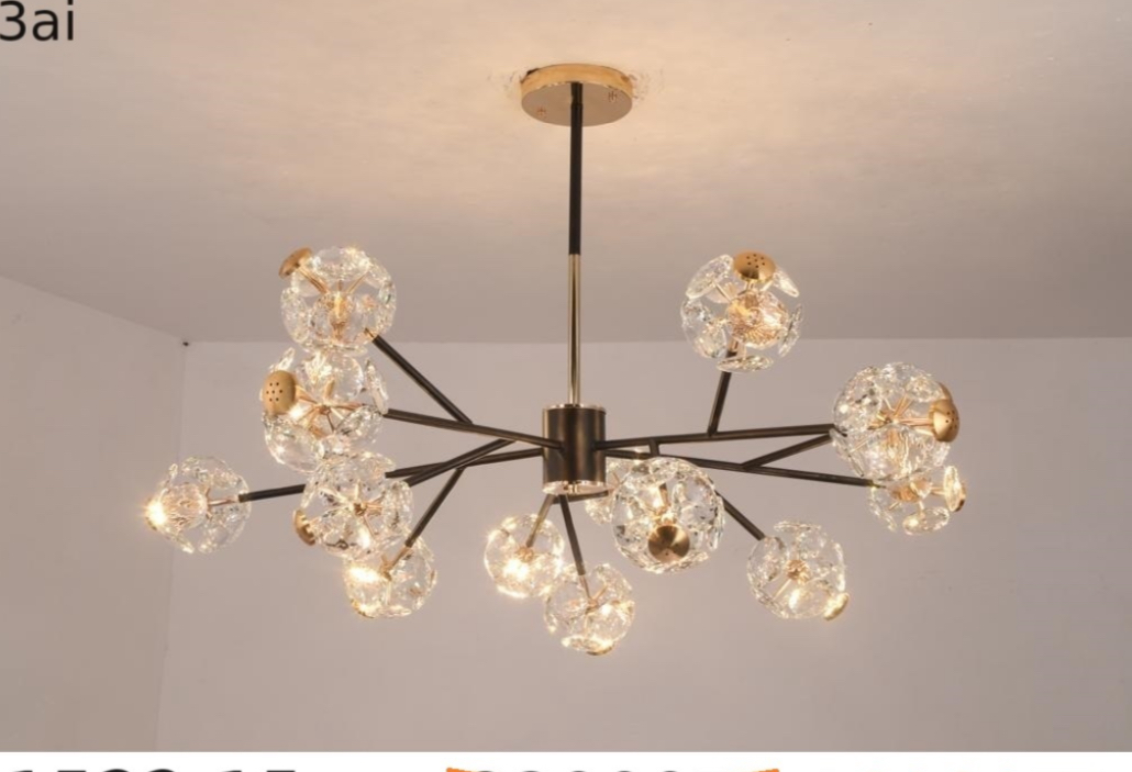Crystal Sputnik Orb Chandelier