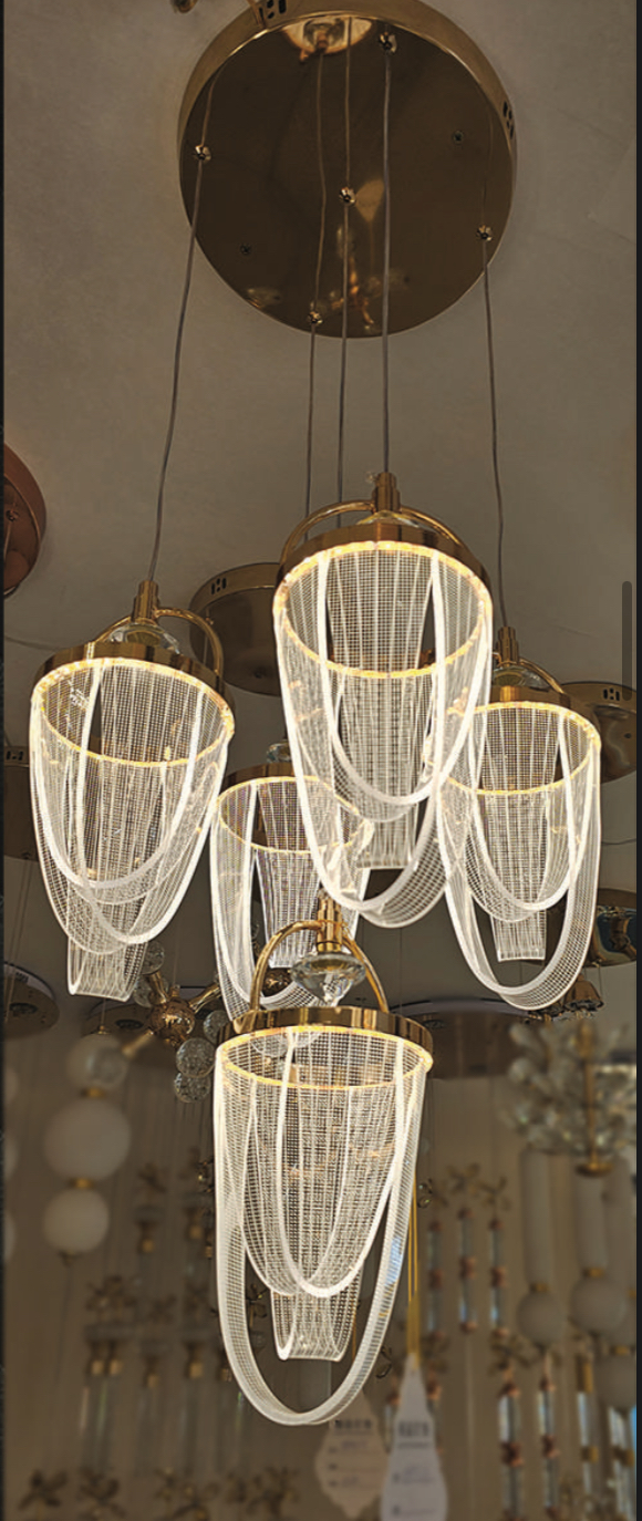 Modern Disc Chandelier